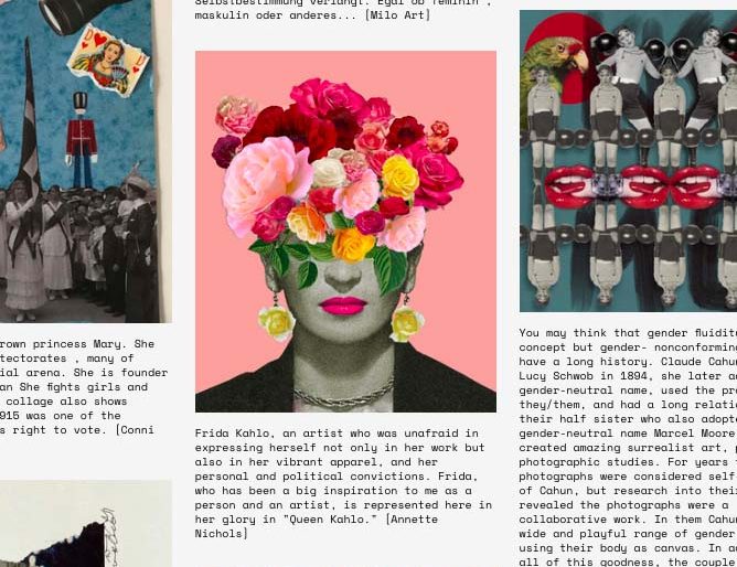 Paris Collage Collective, International Women's Day 2022